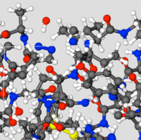 Section of Crambin unit cell