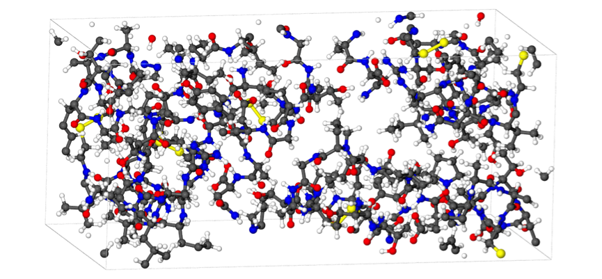 Crambin unit cell